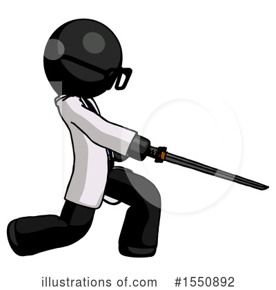 Royalty-Free (RF) Black Design Mascot Clipart Illustration by Leo Blanchette - Stock Sample #1550892