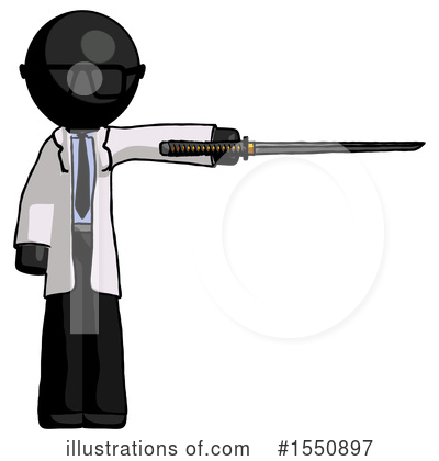 Royalty-Free (RF) Black Design Mascot Clipart Illustration by Leo Blanchette - Stock Sample #1550897