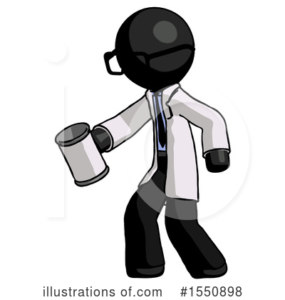 Royalty-Free (RF) Black Design Mascot Clipart Illustration by Leo Blanchette - Stock Sample #1550898