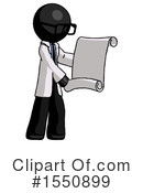 Black Design Mascot Clipart #1550899 by Leo Blanchette