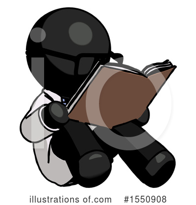 Royalty-Free (RF) Black Design Mascot Clipart Illustration by Leo Blanchette - Stock Sample #1550908