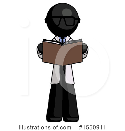 Royalty-Free (RF) Black Design Mascot Clipart Illustration by Leo Blanchette - Stock Sample #1550911