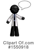 Black Design Mascot Clipart #1550918 by Leo Blanchette