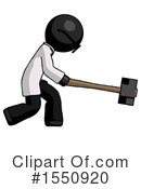Black Design Mascot Clipart #1550920 by Leo Blanchette