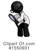 Black Design Mascot Clipart #1550931 by Leo Blanchette