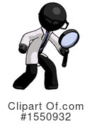 Black Design Mascot Clipart #1550932 by Leo Blanchette