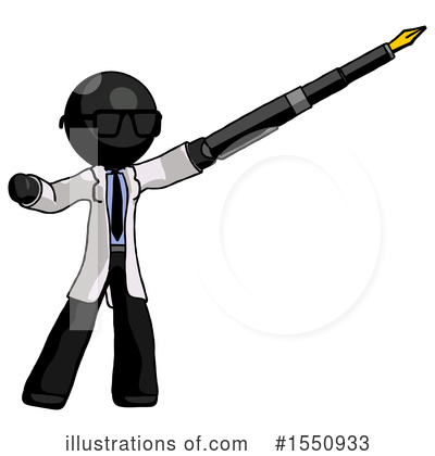 Royalty-Free (RF) Black Design Mascot Clipart Illustration by Leo Blanchette - Stock Sample #1550933