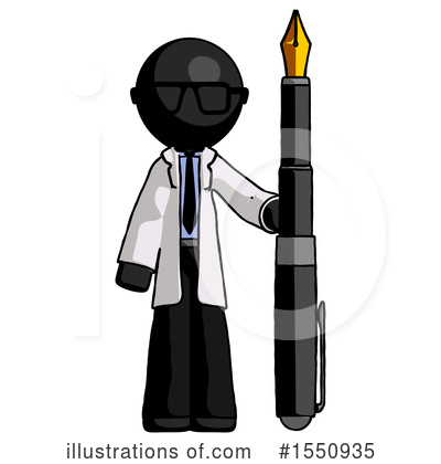 Royalty-Free (RF) Black Design Mascot Clipart Illustration by Leo Blanchette - Stock Sample #1550935