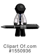Black Design Mascot Clipart #1550936 by Leo Blanchette