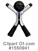 Black Design Mascot Clipart #1550941 by Leo Blanchette