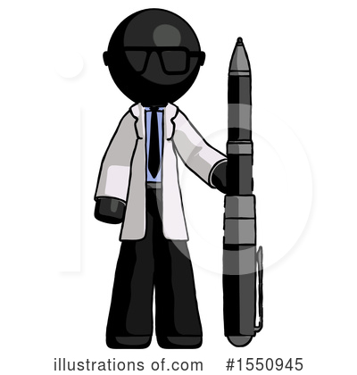 Royalty-Free (RF) Black Design Mascot Clipart Illustration by Leo Blanchette - Stock Sample #1550945
