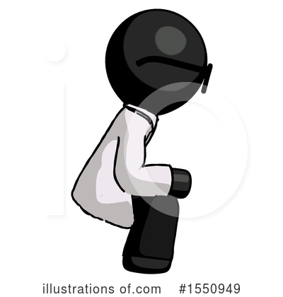 Royalty-Free (RF) Black Design Mascot Clipart Illustration by Leo Blanchette - Stock Sample #1550949