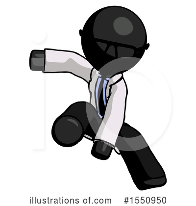 Royalty-Free (RF) Black Design Mascot Clipart Illustration by Leo Blanchette - Stock Sample #1550950