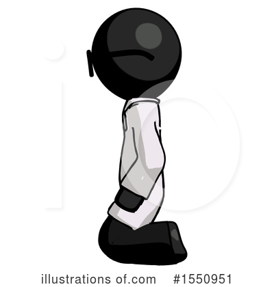 Royalty-Free (RF) Black Design Mascot Clipart Illustration by Leo Blanchette - Stock Sample #1550951