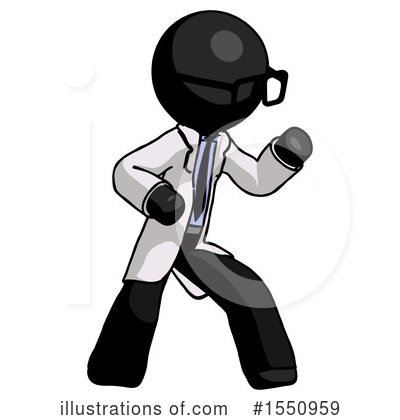 Royalty-Free (RF) Black Design Mascot Clipart Illustration by Leo Blanchette - Stock Sample #1550959