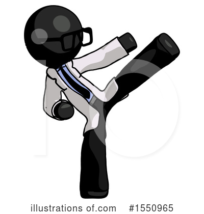Royalty-Free (RF) Black Design Mascot Clipart Illustration by Leo Blanchette - Stock Sample #1550965