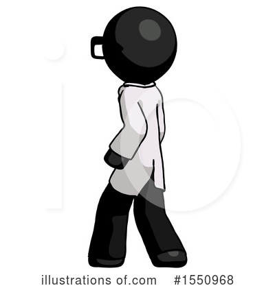Royalty-Free (RF) Black Design Mascot Clipart Illustration by Leo Blanchette - Stock Sample #1550968