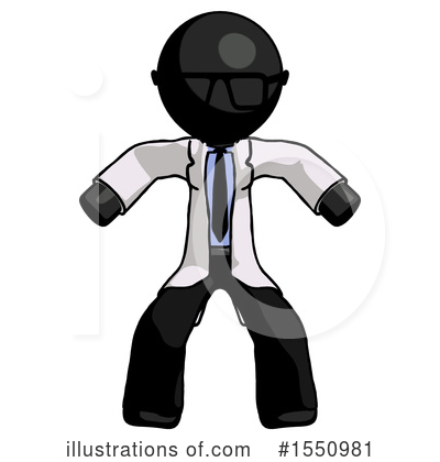 Royalty-Free (RF) Black Design Mascot Clipart Illustration by Leo Blanchette - Stock Sample #1550981