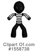 Black Design Mascot Clipart #1558738 by Leo Blanchette
