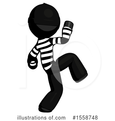 Royalty-Free (RF) Black Design Mascot Clipart Illustration by Leo Blanchette - Stock Sample #1558748