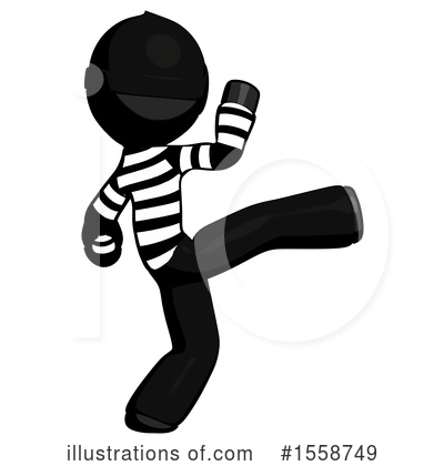 Royalty-Free (RF) Black Design Mascot Clipart Illustration by Leo Blanchette - Stock Sample #1558749