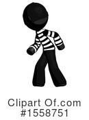 Black Design Mascot Clipart #1558751 by Leo Blanchette