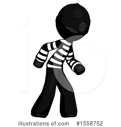 Royalty-Free (RF) Black Design Mascot Clipart Illustration by Leo Blanchette - Stock Sample #1558752
