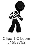 Black Design Mascot Clipart #1558752 by Leo Blanchette