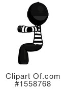 Black Design Mascot Clipart #1558768 by Leo Blanchette