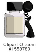 Black Design Mascot Clipart #1558780 by Leo Blanchette