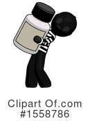 Black Design Mascot Clipart #1558786 by Leo Blanchette