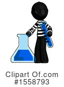 Black Design Mascot Clipart #1558793 by Leo Blanchette