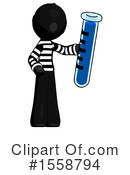 Black Design Mascot Clipart #1558794 by Leo Blanchette
