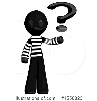 Royalty-Free (RF) Black Design Mascot Clipart Illustration by Leo Blanchette - Stock Sample #1558823