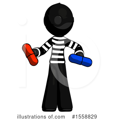 Royalty-Free (RF) Black Design Mascot Clipart Illustration by Leo Blanchette - Stock Sample #1558829