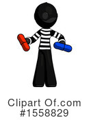 Black Design Mascot Clipart #1558829 by Leo Blanchette
