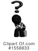 Black Design Mascot Clipart #1558833 by Leo Blanchette