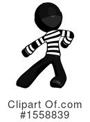 Black Design Mascot Clipart #1558839 by Leo Blanchette