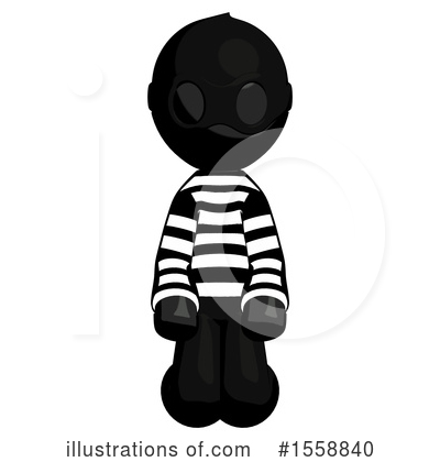 Royalty-Free (RF) Black Design Mascot Clipart Illustration by Leo Blanchette - Stock Sample #1558840