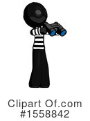 Black Design Mascot Clipart #1558842 by Leo Blanchette