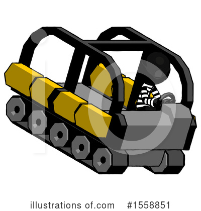 Royalty-Free (RF) Black Design Mascot Clipart Illustration by Leo Blanchette - Stock Sample #1558851