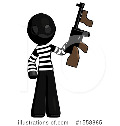 Royalty-Free (RF) Black Design Mascot Clipart Illustration by Leo Blanchette - Stock Sample #1558865