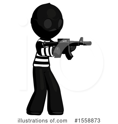 Royalty-Free (RF) Black Design Mascot Clipart Illustration by Leo Blanchette - Stock Sample #1558873