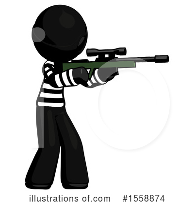 Royalty-Free (RF) Black Design Mascot Clipart Illustration by Leo Blanchette - Stock Sample #1558874