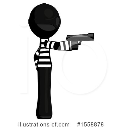 Royalty-Free (RF) Black Design Mascot Clipart Illustration by Leo Blanchette - Stock Sample #1558876