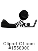 Black Design Mascot Clipart #1558900 by Leo Blanchette