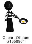 Black Design Mascot Clipart #1558904 by Leo Blanchette