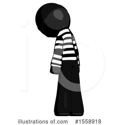 Royalty-Free (RF) Black Design Mascot Clipart Illustration by Leo Blanchette - Stock Sample #1558918