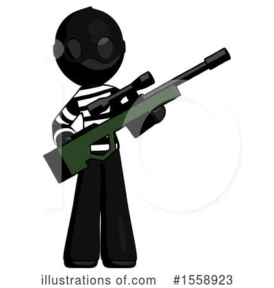 Royalty-Free (RF) Black Design Mascot Clipart Illustration by Leo Blanchette - Stock Sample #1558923