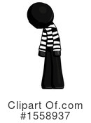 Black Design Mascot Clipart #1558937 by Leo Blanchette